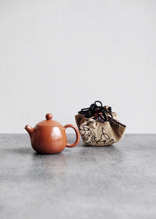 Jianshui Dragon Egg - red clay teapot